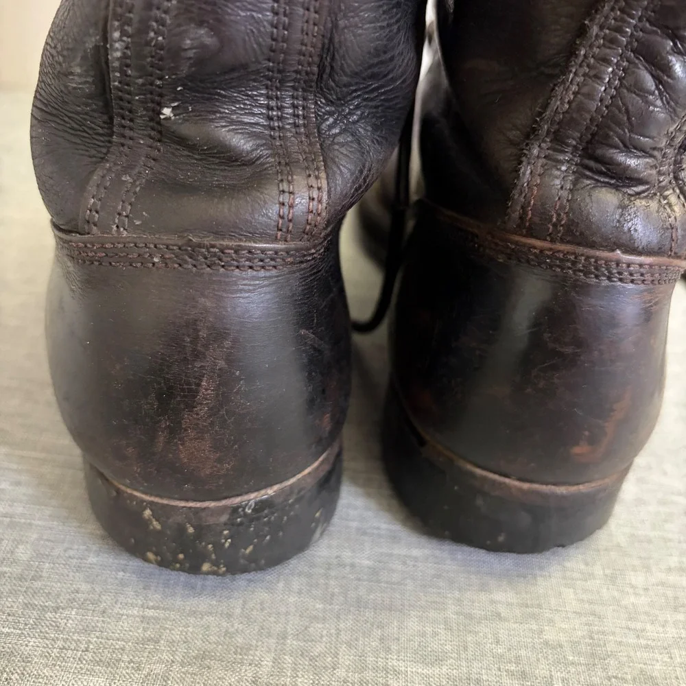 Corcoran Jump Boots Men 7C Vintage 60s Army Military Leather Combat Cap Toe
